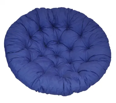Obrázek produktu pro Polstr deluxe na křeslo papasan 110 cm - tmavě modrý melír