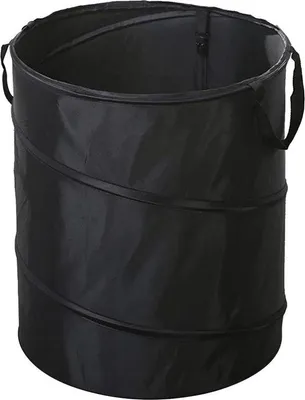 Obrázok produktu pre Skladací kontajner na odpad 378 l, oxfordská tkanina, čierny, prenosný