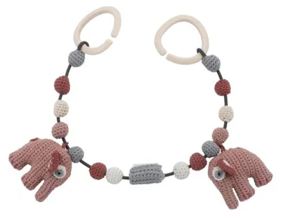 Produktbild von Sebra Fanto Der Elefant Kinderwagenkette Blossom Pink