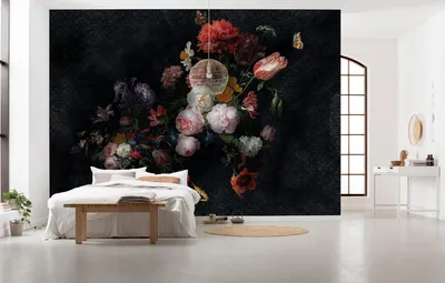 Produktbild von Komar Vlies Fototapete "Amsterdam Flowers " - Größe: 350 x 250 cm (Breite x Höhe), 7 Bahnen