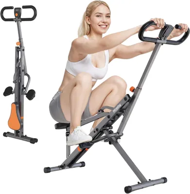 Produktbild von Kniebeugen-Trainer - Kniebeugenmaschine - Krafttrainer - Fitnessgerät - Fußtrainer - Klappbar