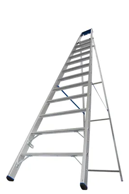 Produktbild von STABILO Stufen-StehLeiter, 1x12 Stufen, 124579