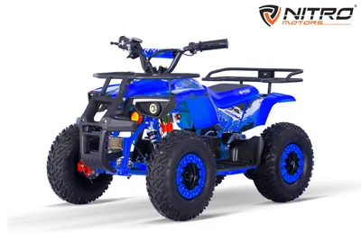 Produktbild von Nitro Motors Eco Dusty Mini Quad 1200W 48V 6" BTF XL Sport Kinder Elektroquad Blau