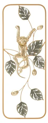 Immagine prodotto di Mauro Ferretti Pannello in ferro Monkey, 28,6x3,8x74,3 cm