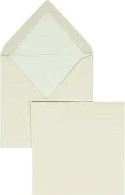Produktbild von Briefumschläge 164x164mm 100g/qm gummiert VE=100 Stück chamois