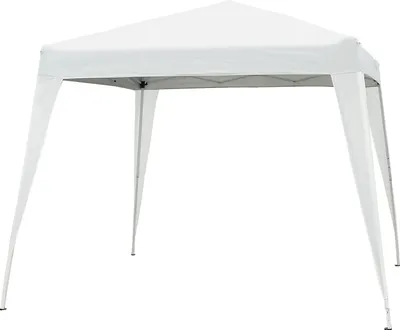 Image de Pavillon pop-up, pavillon de 2,4 m, structure métallique, blanc