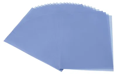 Vellumpapier 30 Blatt, 21,6 x 27,9 cm, 100 g/m², Blau