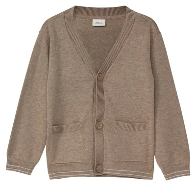 Produktbild von s.Oliver 2174290.86W0.92_98, Cardigan, Kind, Männlich, Braun, 92/98, Regular fit