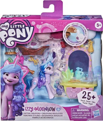 A My Little Pony toy set in its retail packaging.