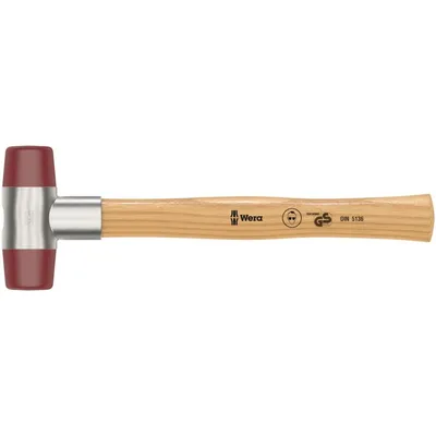 Image de Wera Schonhammer mittelhart 635 g 102 05000525001 320 mm Sledge hammer