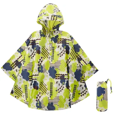 Produktbild von Omgoods – Regenponcho für Kinder, 3-14 Jahre, leicht, wasserdicht