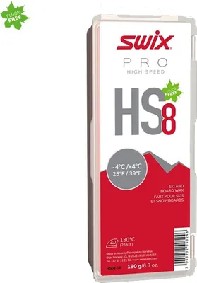 Immagine prodotto di SWIX Cera Hs8 Rosso, -4°C/+4°C, 180G