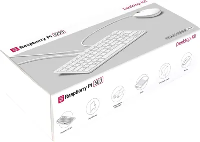 Image de Kit Raspberry Pi 500 DE, mise en page DE