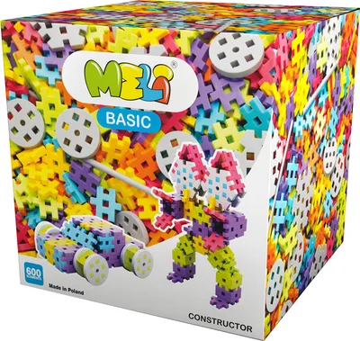 Obrázok produktu pre Stavebnice Meli Basic Constructor, 600 dielov