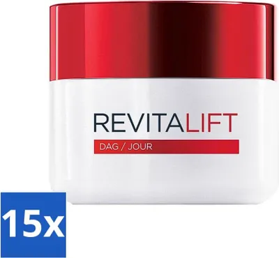 Produktbild von L'Oréal Revitalift Anti-Falten Tagescreme 50 ml - Vorteilspack - 15 Stücke