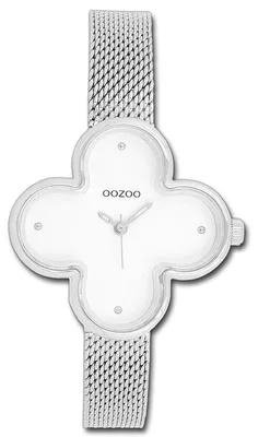 Immagine prodotto di Oozoo Damenuhr, orologio da polso da donna, cinturino in metallo argentato, movimento al quarzo, quadrante analogico, modello D3UOC11525