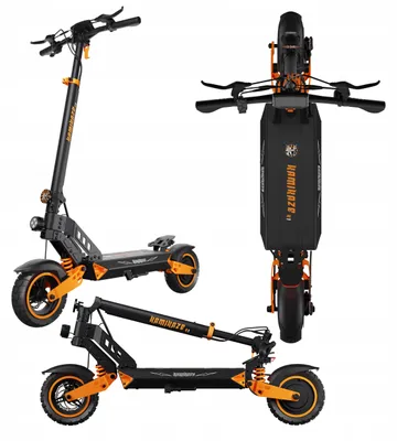 Obrázok produktu pre Elektrický skúter Kamikaze K1, 1400 W, 48 V, 15 Ah, dojazd 60 km, skladací