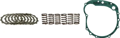 Productafbeelding van Koppeling set voor Kawasaki ZL 600 B Eliminator, bouwjaar 1995-1997. Bevat: koppelingsplaten, koppelingsveren en afdichtring voor het koppelingshuis. Merk: pamoto - Nieuw