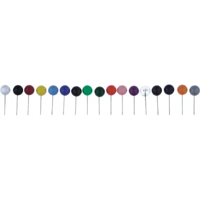 Produktbild von Landkartennadeln, bunt gemischt, Ø 8 x 16 mm, Dose à 20 Stück