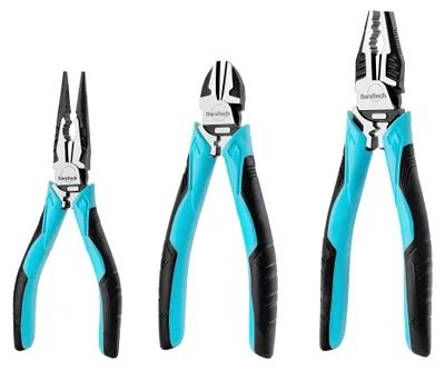 Produktbild von DURATECH Zangen Set 3tlg., Hochleistungs-Zangensatz mit 200mm Kombizange