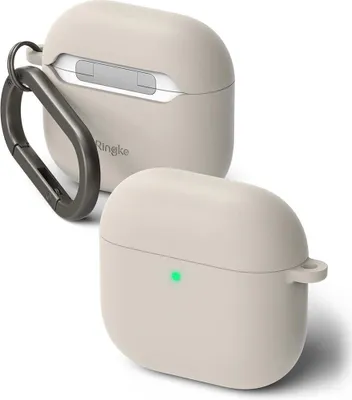 Produktbild von Schutzhülle für Apple AirPods 4, Ringke Silicone, Grau