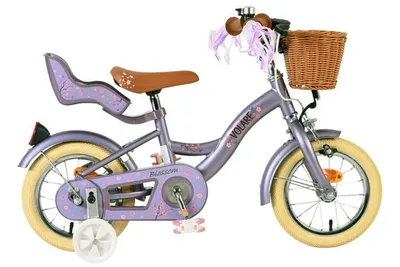 Image de Vélo enfant Volare Blossom - Fille - 12 pouces - Violet