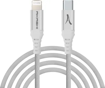 Obrázek produktu pro Altadif ALTCABLMFIUSBC, 1 m, Lightning, USB C, Samec, Samec, Bílá