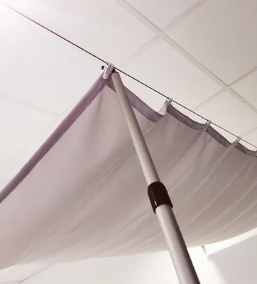 Produktbild von Schiebestock Teleskop 3teilig 140cm grau
