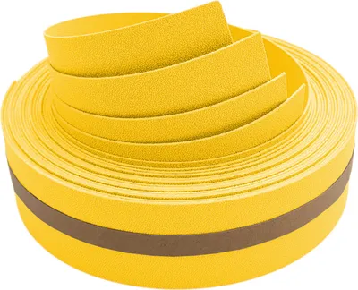 Produktbild von Doppelstab Sichtschutz zaun|zu PREMIUM VIERTEL Set Streifen 2,55m PP Zaunblende Gelb 2,55m