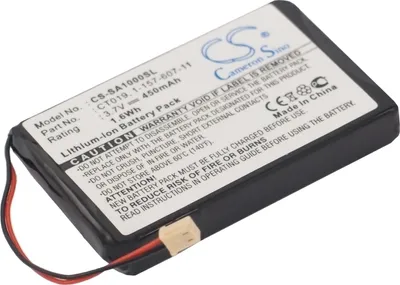 Produktbild von TECHTEK Akku Kompatibel mit [Sony] NW-A1000, NW-A1200, NW-A1200s, NW-A1200v Ersetzt 1-157-607-11, für CT019