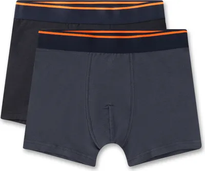 Produktbild von Sanetta Jungen-Hipshorts (Doppelpack) dunkelblau & dunkelgrau 176