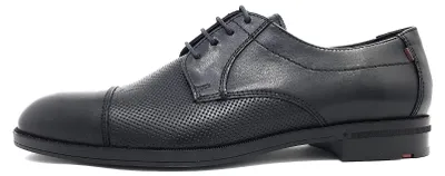 Image de Chaussures de ville pour hommes Lloyd Folco, élégantes chaussures à lacets noires, style business