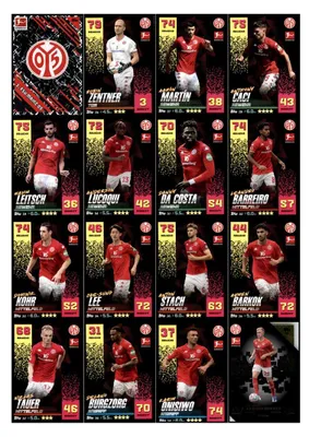 Produktbild von Topps Match Attax - 2022/23 - Mannschaftspaket - 1. FSV MAINZ 05