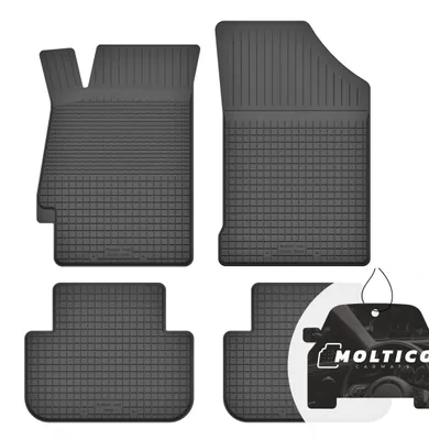 Produktbild von Gummi Fußmatten Set mit Rand Allwetter für  Honda Civic VI 1995-2001