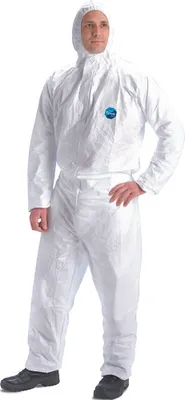 Produktbild von DuPont Tyvek® 400 Dual Schutzanzug Schutzoverall Kat.III, Typ5+6 antistatisch Gr.M