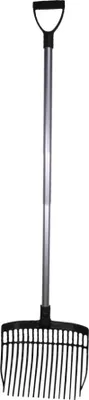 Obrázok produktu pre Vidly na hnoj hliníkové 115 cm čierne s rukoväťou