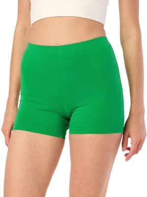 Produktbild von Merry Style Damen Shorts Radlerhose  Kurze Hose Boxershorts aus Viskose MS10-283(Grün, XL)