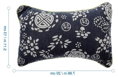 Produktbild von Pulskissen Blau aus Baumwolle mit atmungsaktivem Material zur Handgelenkstütze und Tragetasche für die Pulsdiagnose in der Traditionellen Chinesischen Medizin