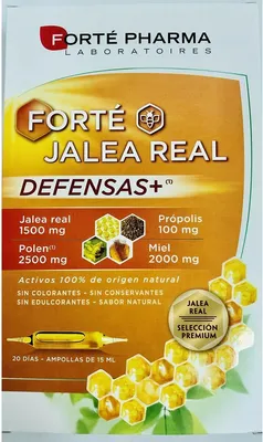 Image de Forté Gelée Royale Défenses+ 20 Ampoules