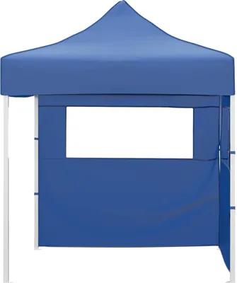 Zdjęcie produktu dla vidaXL Namiot imprezowy Niebieski 200 x 200 x 315 cm Tkanina Oxford
