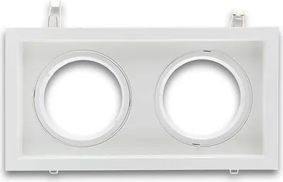 Produktbild von ISOLED Einbaurahmen AR111, eckig, 2 fach, schwenkbar