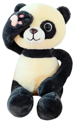 Immagine prodotto di Mascotte panda di peluche con magneti 23 cm