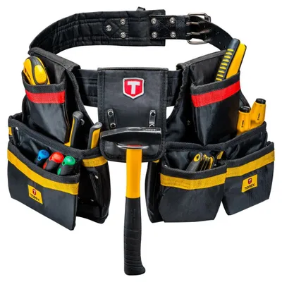 Image de TOPEX Ceinture d'outils longueur de la ceinture de montage clou vis sac ceinture - 21 poches