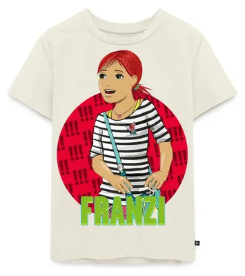 Produktbild von Spreadshirt Die Drei Ausrufezeichen Franzi Kinder Premium T-Shirt, 110/116 (4 Jahre), Naturweiß
