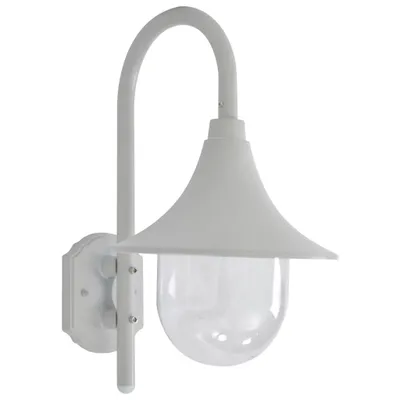 Image de Applique murale de jardin E27 120 cm Aluminium Blanc