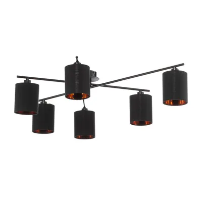 Produktbild von Lindby Pellinora Deckenleuchte, schwarz
