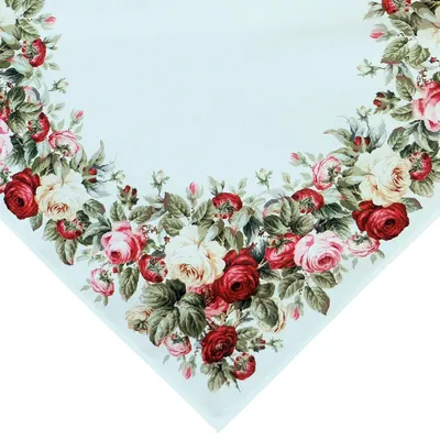 Produktbild von Tischwäsche mit Motiv Rosen 85 x 85 cm