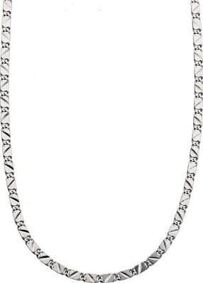 Produktbild von Kette aus echt Silber 925 rhodiniert 45 cm