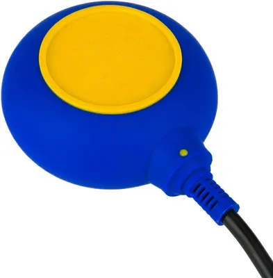 Productafbeelding van Niveauregelaar - Vlotterschakelaar pomp - Waterstand regelen - Met contragewicht - 3 meter kabel - Blauw