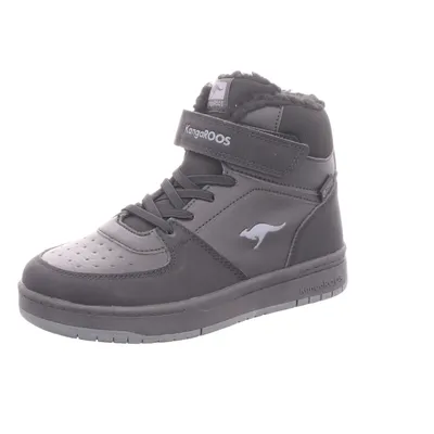 Produktbild von KangaROOS Kinder-Jungen-High-Top-Sneaker Schwarz-Grau, Farbe:schwarz, EU Größe:34